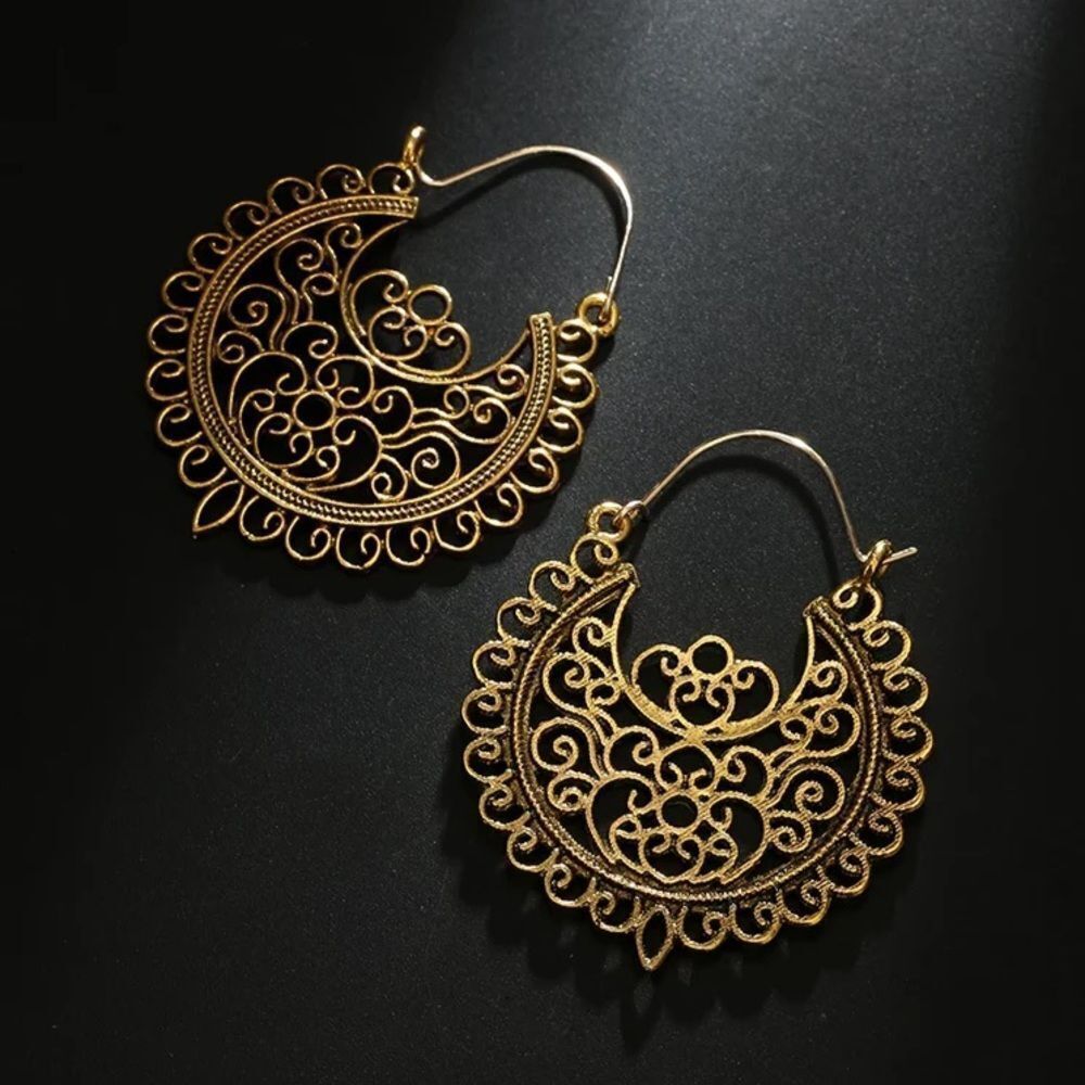Boho Hoop Earrings #2210 - Picture 1 of 5